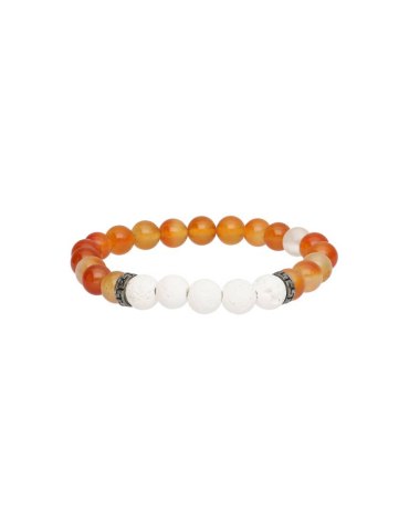 Bracelet diffuseur huile essentiel perles 8 mm A