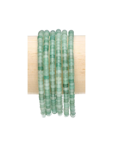 Heishi AA Aventurine Bead Bracelet