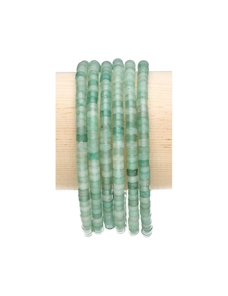 Heishi AA Aventurine Bead Bracelet