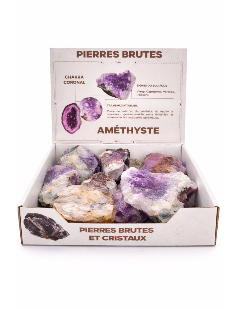 copy of Présentoir magnétique ondulé pierres brutes