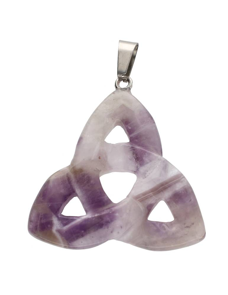 Pendentif Triquetra pierre