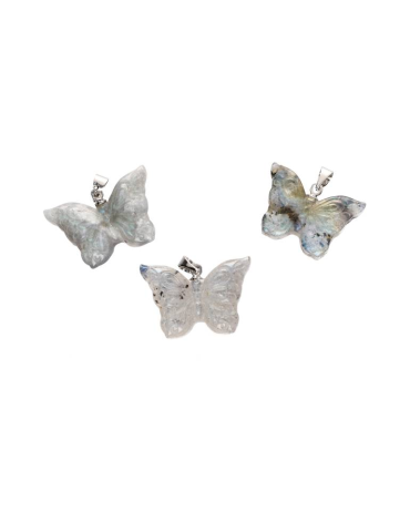 Pendentif papillon labradorite S