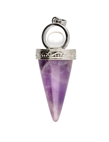 Pendentif cône + perle