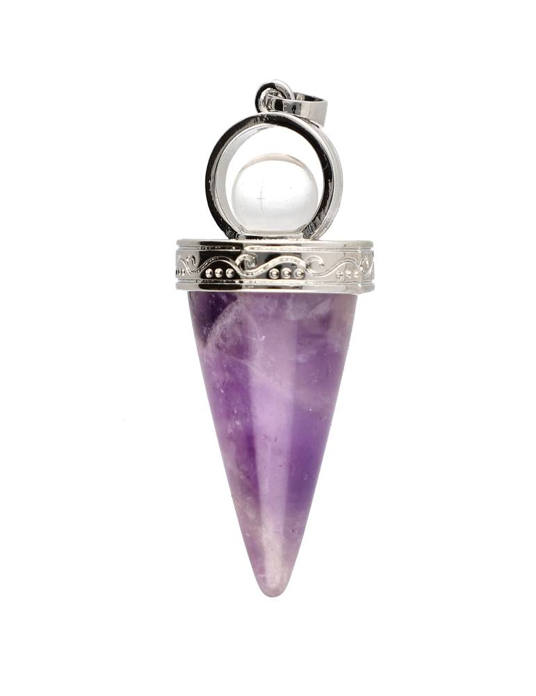 Pendentif cône + perle