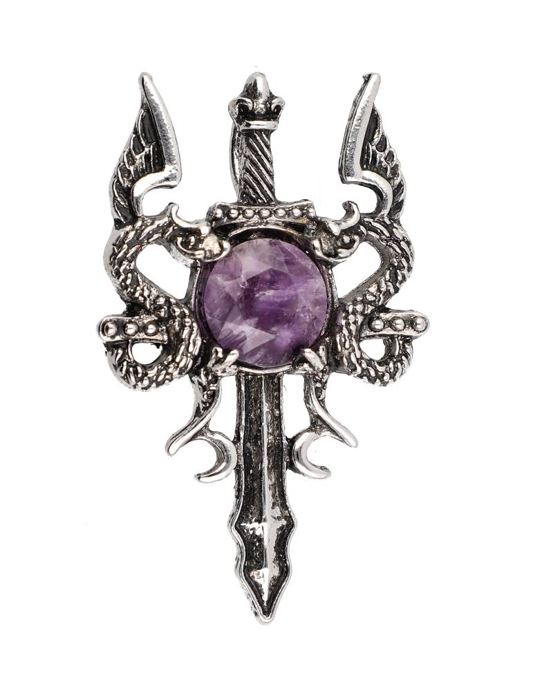 Pendentif épée dragons