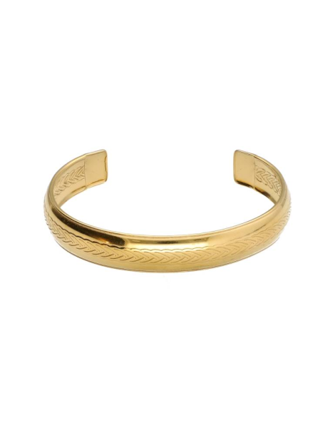Bracelet acier inoxydable chevrons