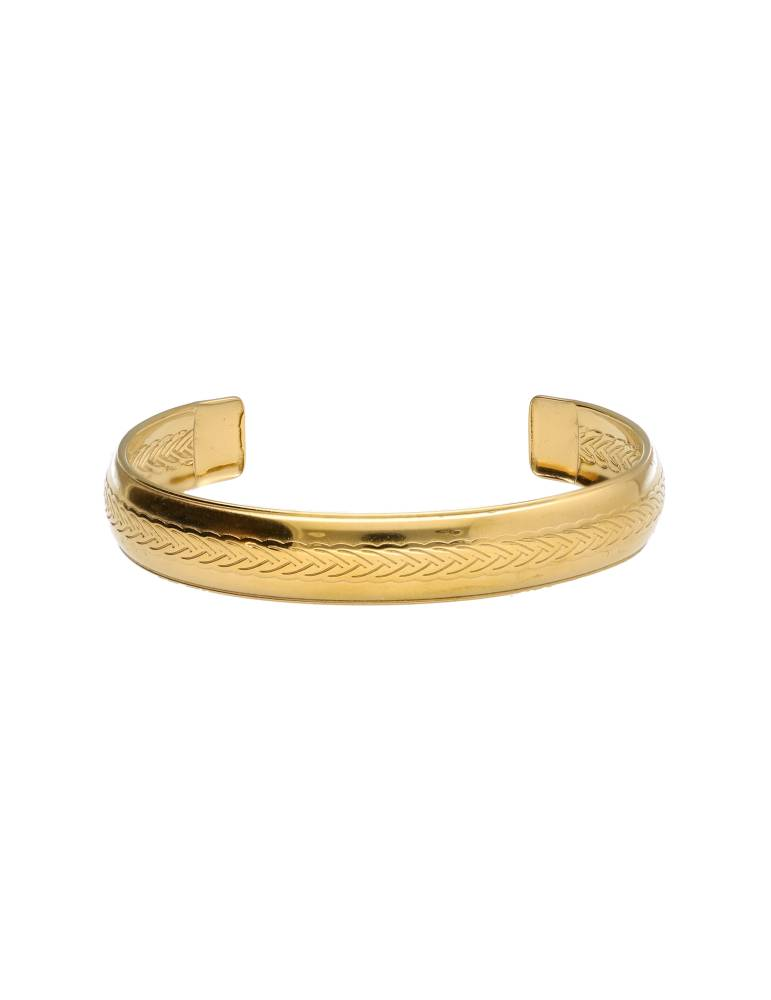 Bracelet acier inoxydable chevrons