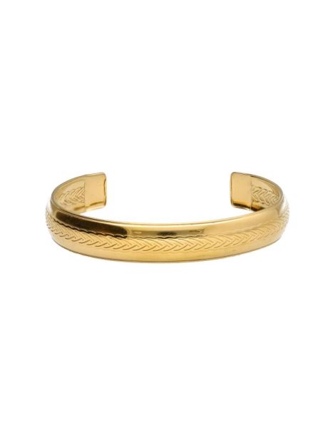Bracelet acier inoxydable chevrons