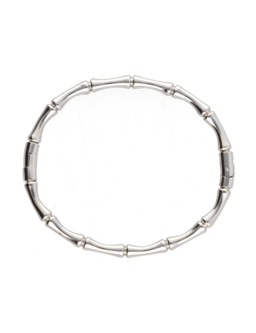Bracelet acier inoxydable bambou