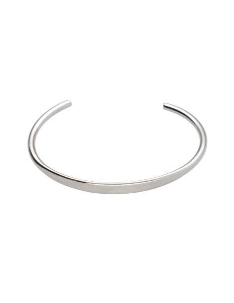 Pulseira de aço inoxidável fina