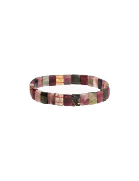 Mehrfarbiges Turmalin-Armband A