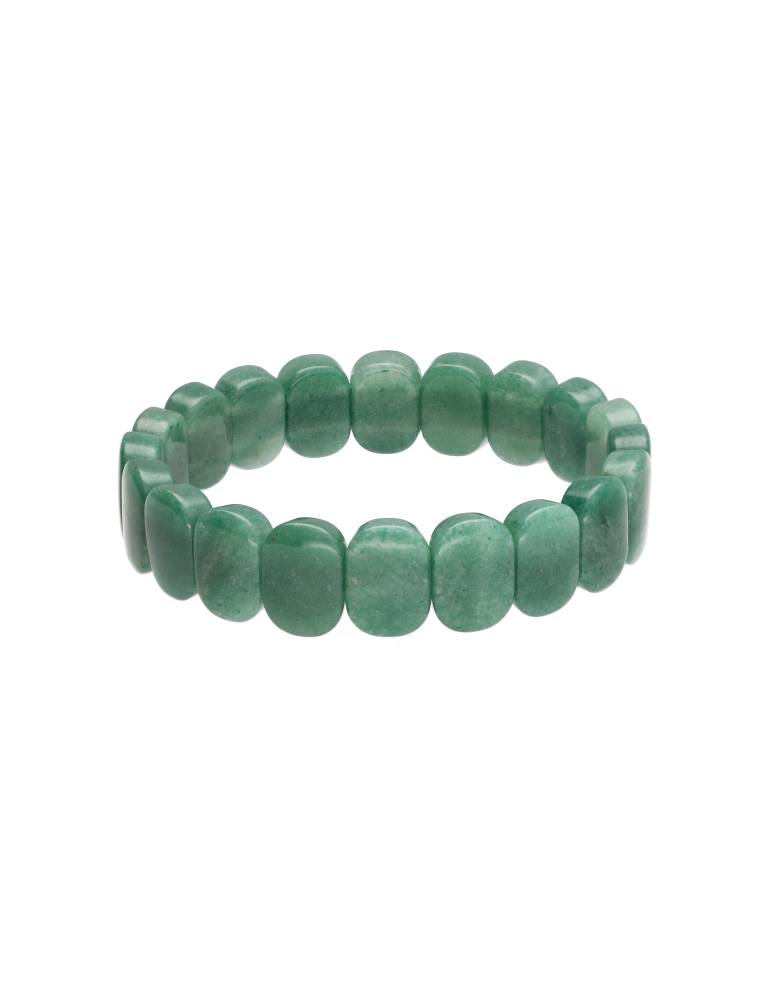 Flat aventurine AA bracelet