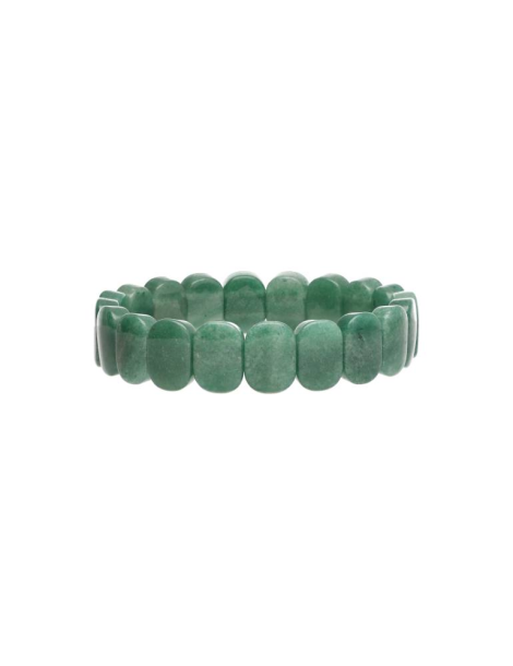 Platte aventurijn armband AA