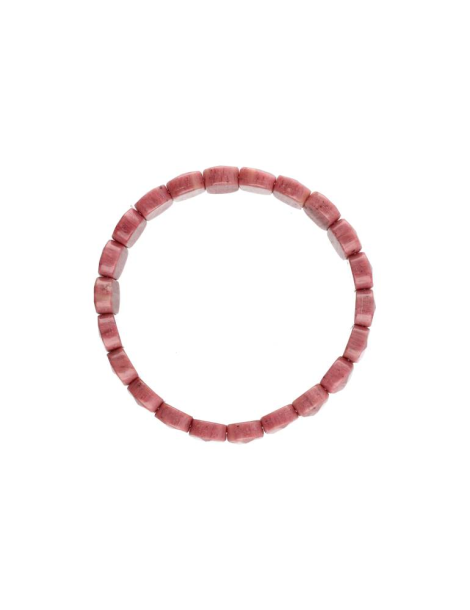Bracciale piatto rodonite unita A