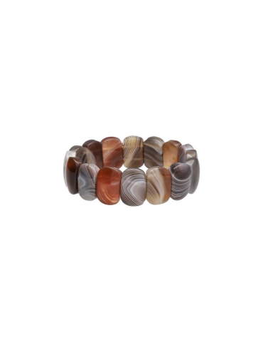 Botswana agaat platte armband AA