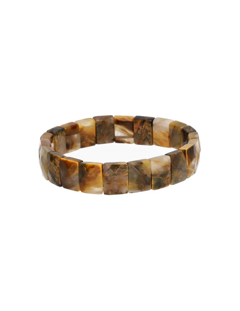 Pulsera neelite rectángulos facetados A