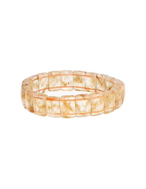 Bracelet plat citrine