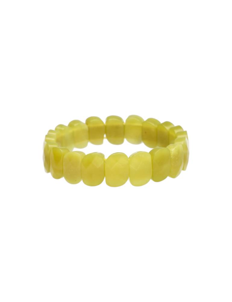 Pulseira serpentina clara facetada A