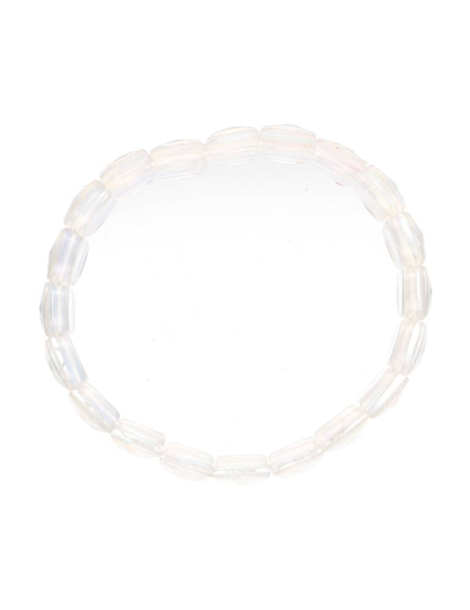 Ovale geslepen angel aura armband A