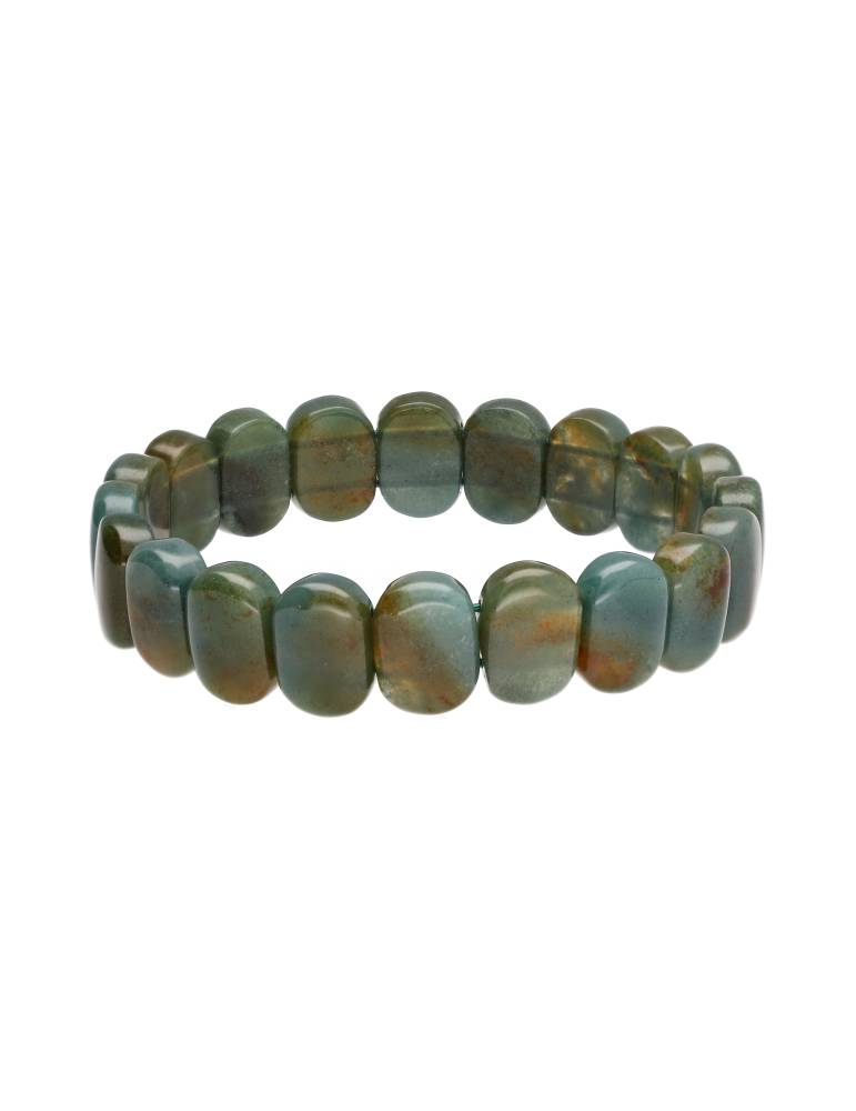 Brazalete plano de ágata india A