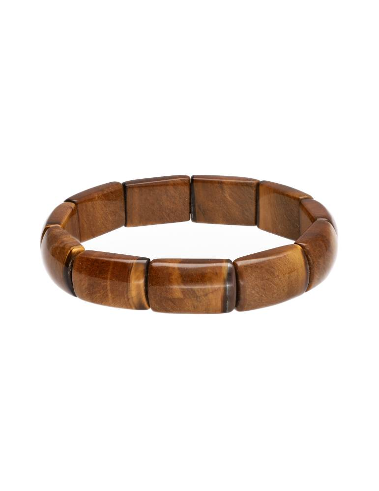 Pulseira olho de tigre rígida A