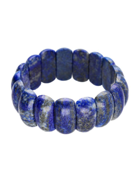 Gladde XL lapis lazuli armband A