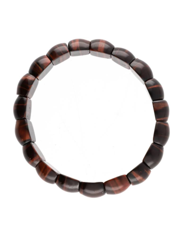Bolletjesarmband met tijgeroog S