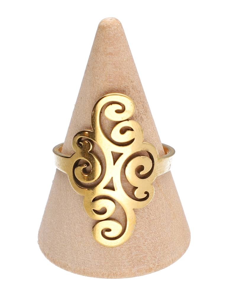 Gouden arabesken ring set x5