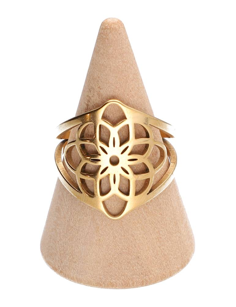 Goldenes Mandala-Ring