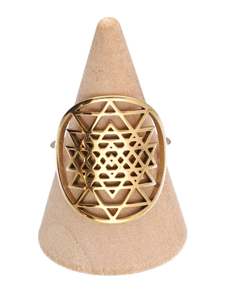 Goldener Sri Yantra Ring, Set x5
