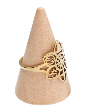 Anillo espíritu dorado lote x5