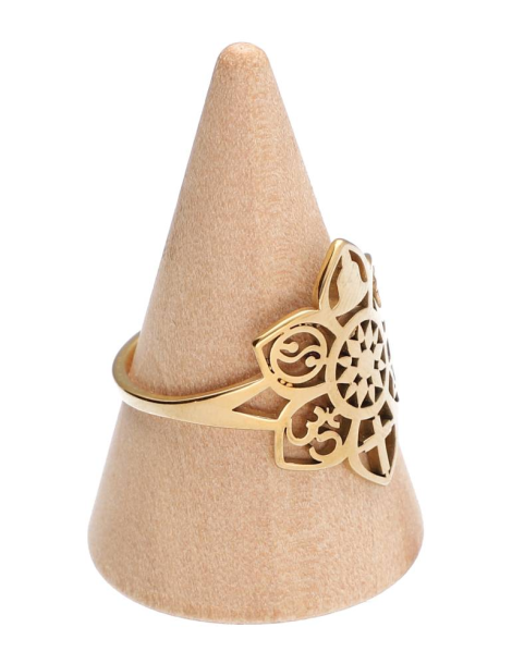 Bague spirit dorée lot x5