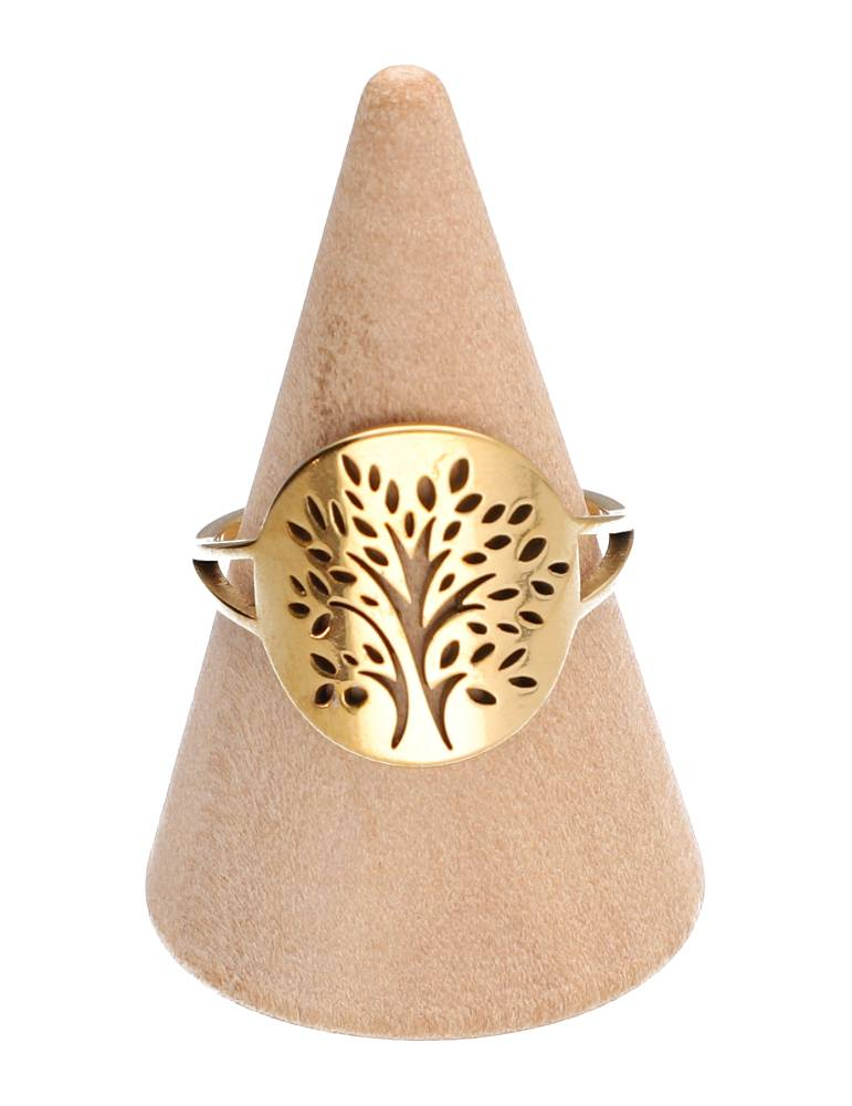 Bague arbre S dorée lot x5