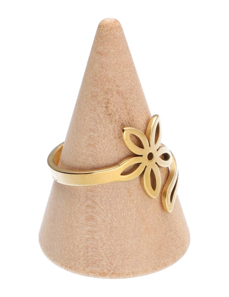 Goldene Blumenringe Set x5