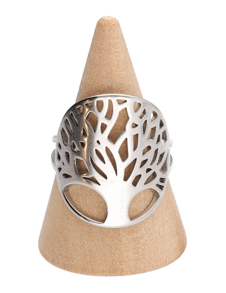 Anillo árbol de la vida M plateado lote x5