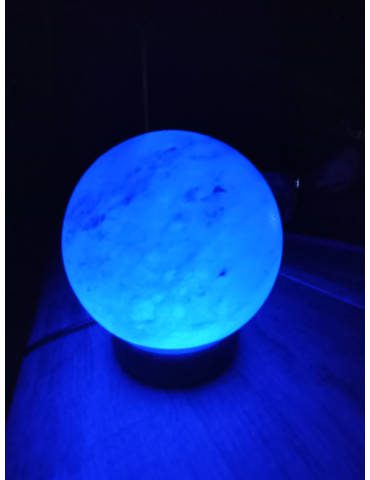 Lampe sel de l’Himalaya sphère 10 cm