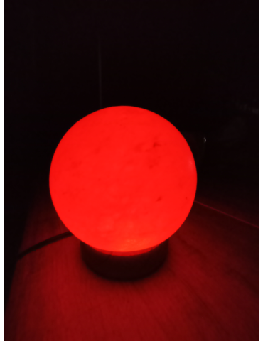 Lampe sel de l’Himalaya sphère 10 cm