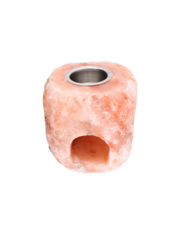 Himalaya zout theelichtlamp 10 cm