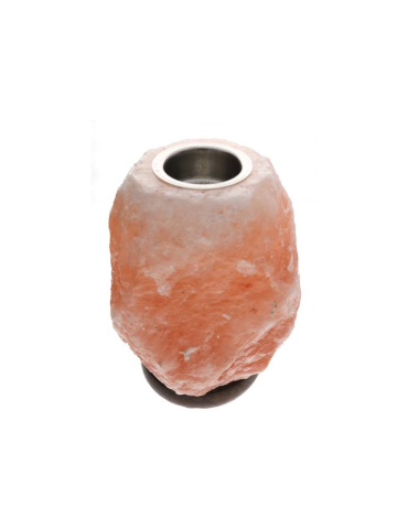Raw Himalayan salt lamp + 15 cm container