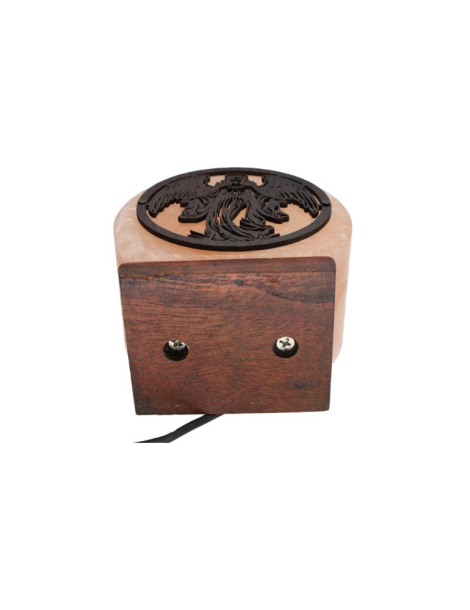 Lampe sel de l’Himalaya motif ange 10 x 6