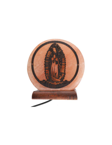 Lámpara de sal del Himalaya diseño virgen 10 x 6