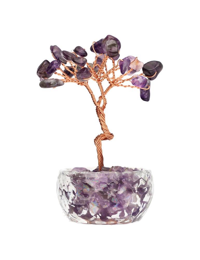 Arbre chips pot verre