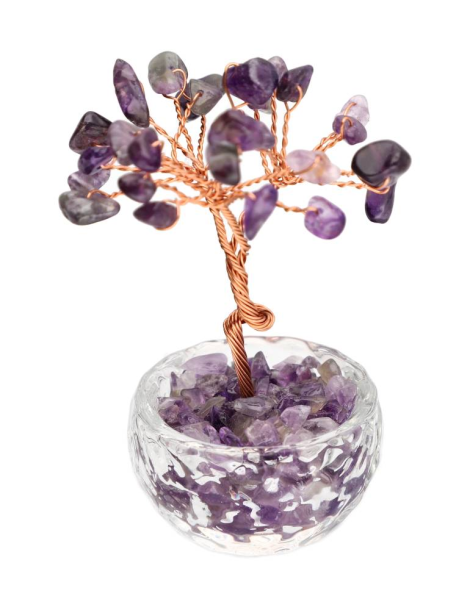 Arbre chips pot verre