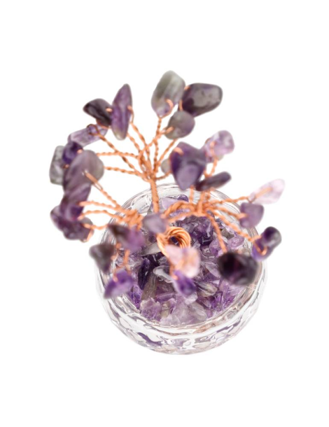 Arbre chips pot verre