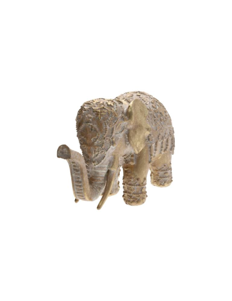 Elefante asiatico dorato 11 cm