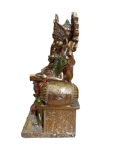 Ganesh su trono 20 cm
