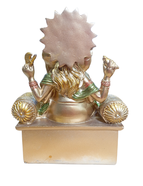 Ganesh sur trône 20 cm
