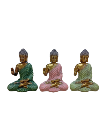 trio di buddha assortiti 13 cm