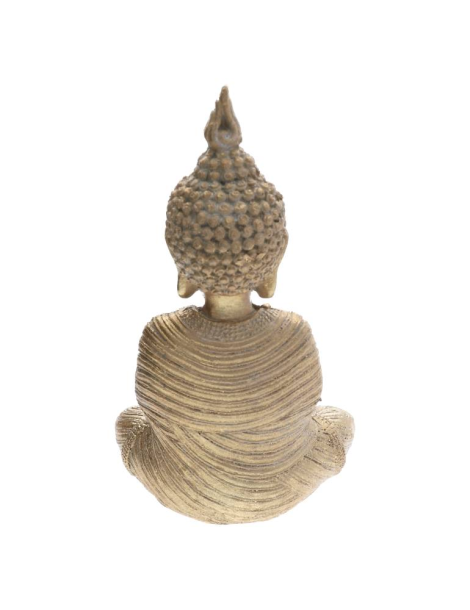 buda dourado lótus 15 cm