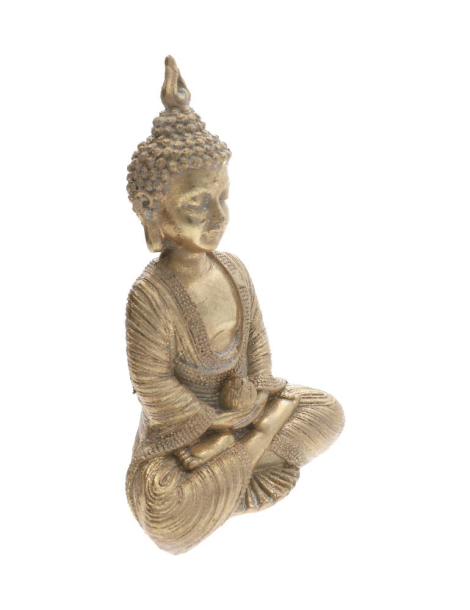 Buddha dorato loto 15 cm
